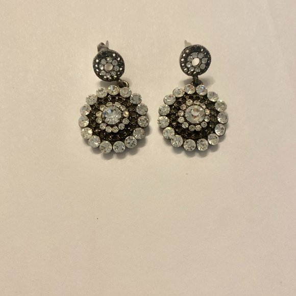 NEW Nordstrom diamond halo drop earrings - Picture 1 of 4